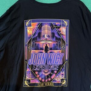 John Wick Experience Las Vegas 3XL T-Shirt Movie Promo Keanu Reeves Casino Black